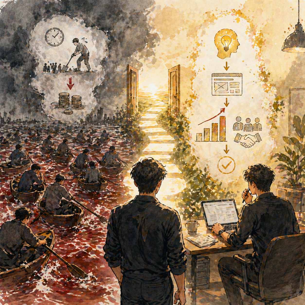 線上課程示意圖